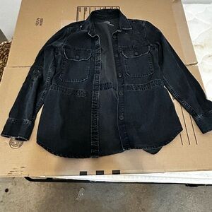 GAP Dark Gray Denim Shirt